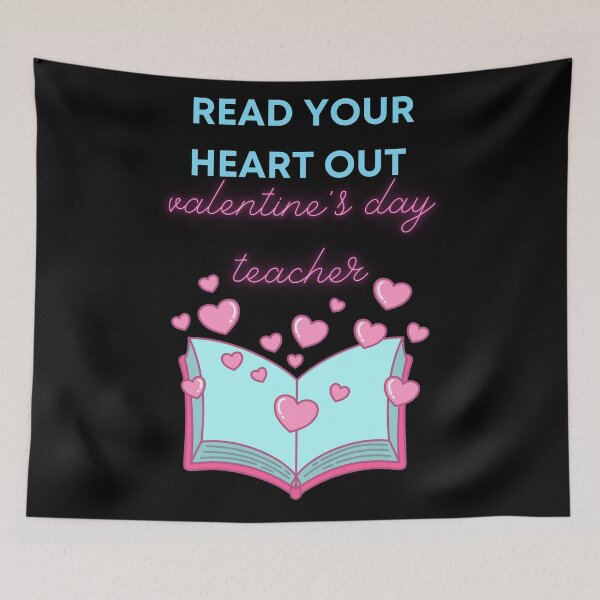 Item preview, Read Your Heart Out Valentine's Day Teacher designed and sold by JI-PIXEL-PLACE.