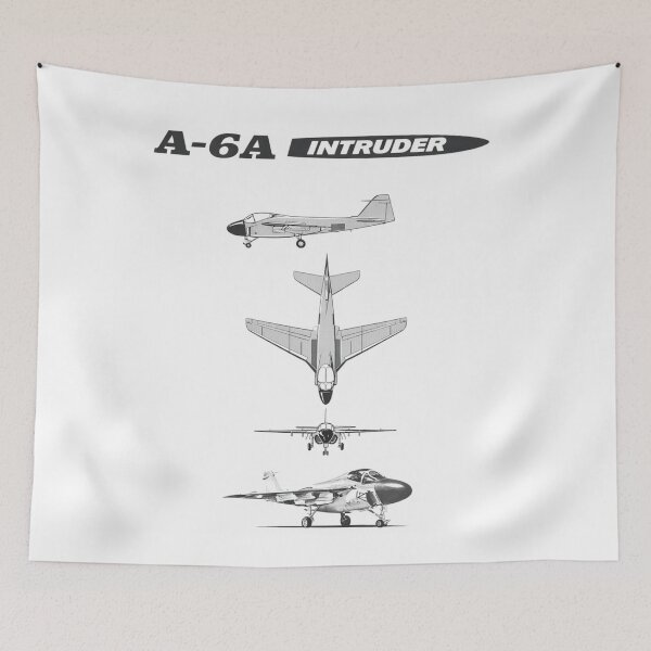 Item preview, A6 Intruder grumman aerial attack bomber plane designed and sold by PilotandPlane.