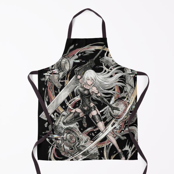 Item preview, NieR Automata A2 T-Shirt | Rogue Deserter Silver Hair Greatsword Tee designed and sold by Senpaiwaves.
