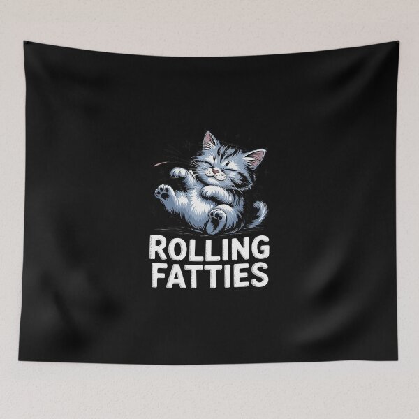 Item preview, Rolling Fatties Cat Cat designed and sold by DigitaldeligArt.