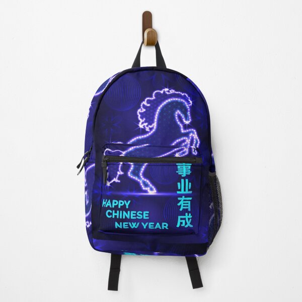 Item preview, Neon Blue Horse Chinese New Year Success Art designed and sold by teaw-teaw.