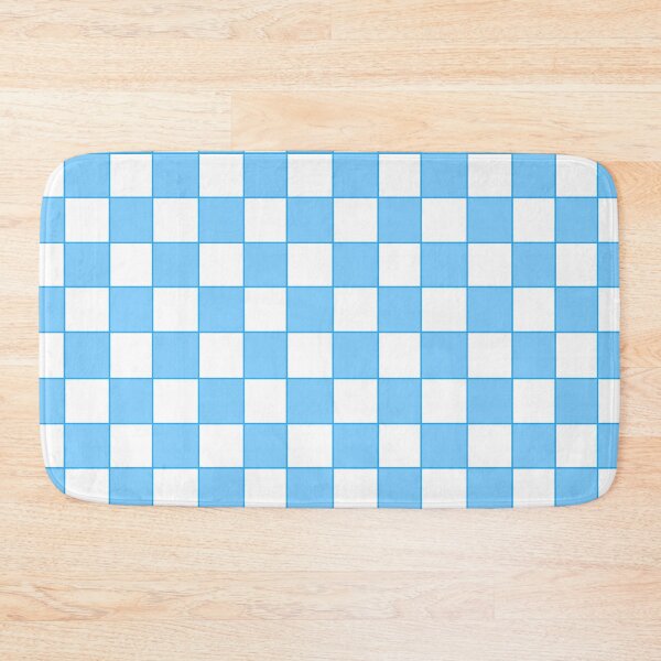 Item preview, Blue and White, Grid, Checkerboard designed and sold by OneThreeSix.
