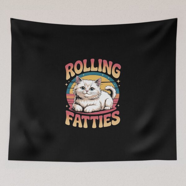 Item preview, Rolling Fatties Cat Cute Cat Lover Kitten 3 designed and sold by DigitaldeligArt.