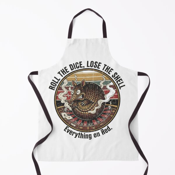Item preview, Funny Armadillo Casino – Roll The Dice Lose The Shell Retro 90s Vintage Art designed and sold by FakeJoo.