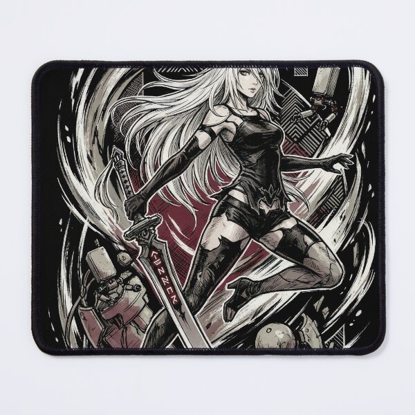 Item preview, NieR A2 YoRHa Type A T-Shirt | Long White Hair Android Deserter Apparel designed and sold by Senpaiwaves.