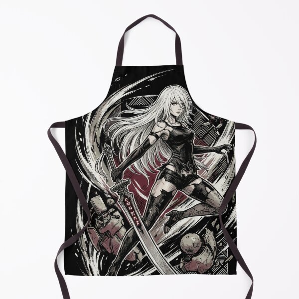 Item preview, NieR A2 YoRHa Type A T-Shirt | Long White Hair Android Deserter Apparel designed and sold by Senpaiwaves.