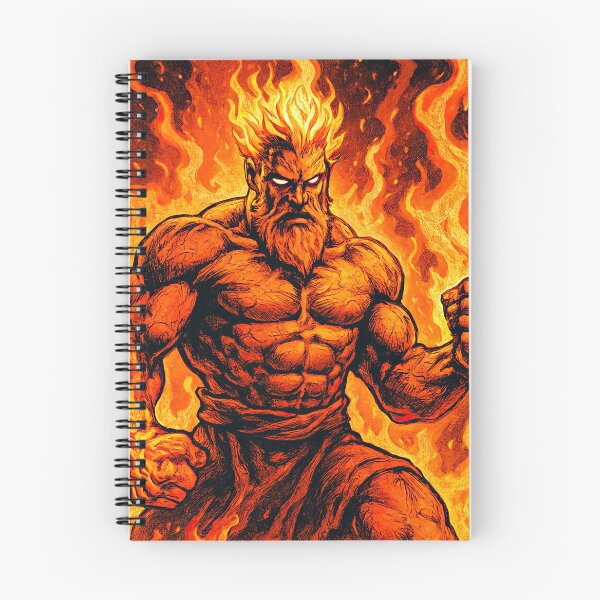 Item preview, God of fire | Comics stylCartoone -  designed and sold by ComicsFactory.