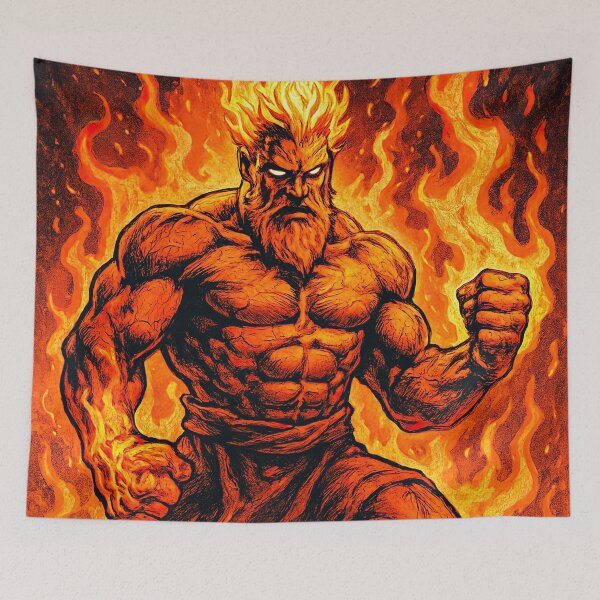 Item preview, God of fire | Comics stylCartoone -  designed and sold by ComicsFactory.