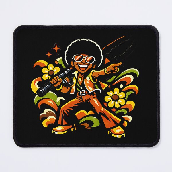 Item preview, Groovy Afro Disco Fishing Angler designed and sold by EimSol.