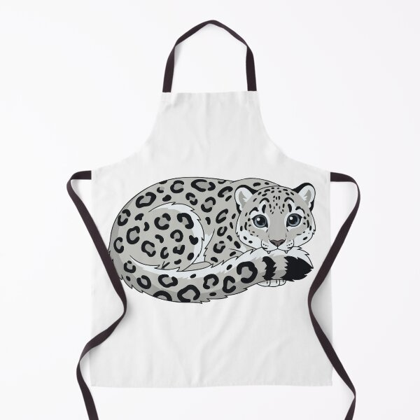 Item preview, Snow Leopard Biting Tail Cute Big Cat Nom designed and sold by Petzzz.