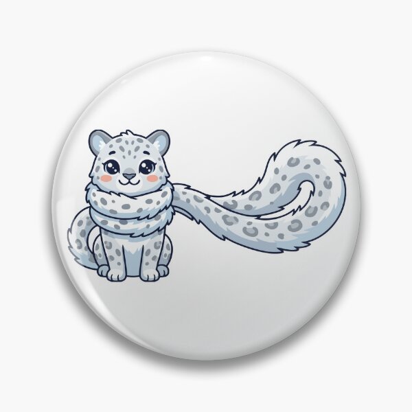 Item preview, My Tail Is My Scarf Snow Leopard Cozy designed and sold by Petzzz.