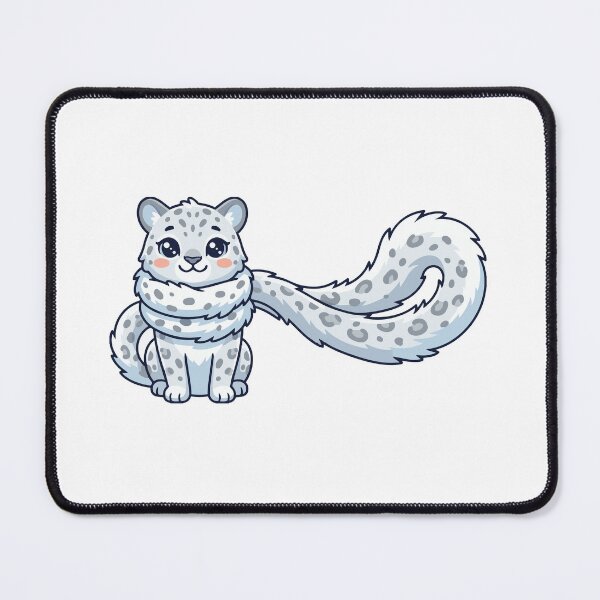 Item preview, My Tail Is My Scarf Snow Leopard Cozy designed and sold by Petzzz.