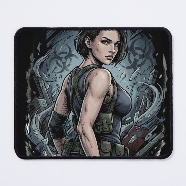 Item preview, Jill Valentine Design Shirt | Blue Beret Tactical Vest Zombie Slayer Fan Tee designed and sold by Senpaiwaves.