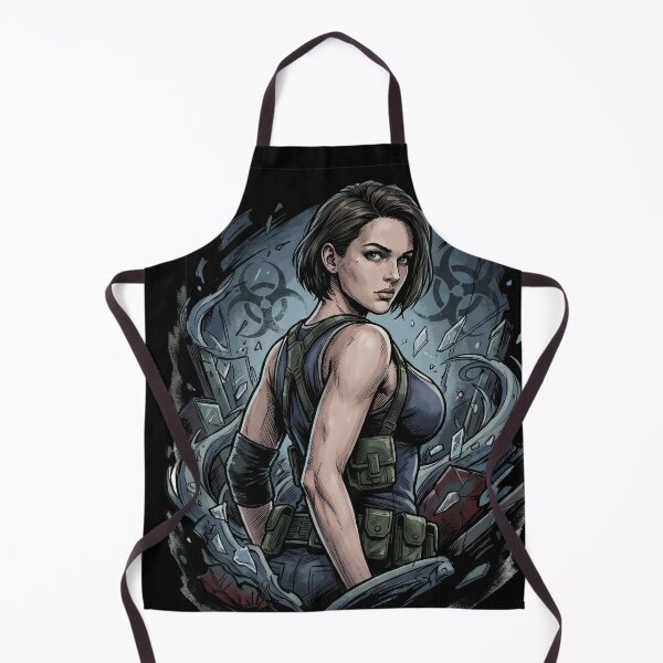 Item preview, Jill Valentine Design Shirt | Blue Beret Tactical Vest Zombie Slayer Fan Tee designed and sold by Senpaiwaves.
