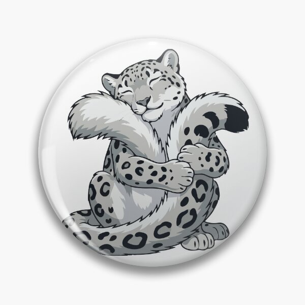 Item preview, Emotional Support Tail Funny Snow Leopard Anxiety designed and sold by Petzzz.