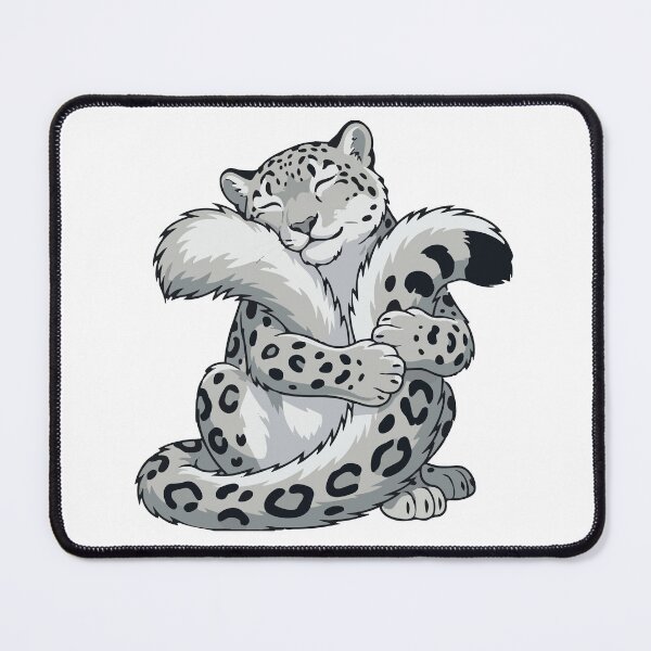 Item preview, Emotional Support Tail Funny Snow Leopard Anxiety designed and sold by Petzzz.