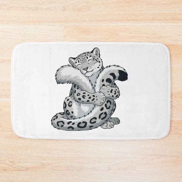 Item preview, Emotional Support Tail Funny Snow Leopard Anxiety designed and sold by Petzzz.