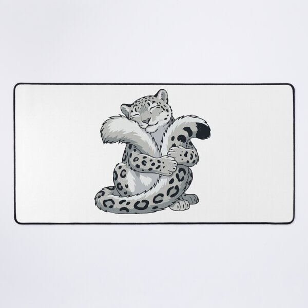 Item preview, Emotional Support Tail Funny Snow Leopard Anxiety designed and sold by Petzzz.