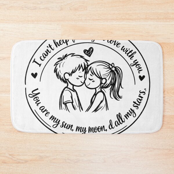 Item preview, Doodle couple in love for valentine's day designed and sold by FoxstarRavas.
