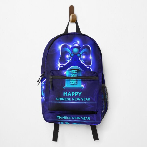 Item preview, Neon Blue Lion Dance Chinese New Year Prosperity designed and sold by teaw-teaw.