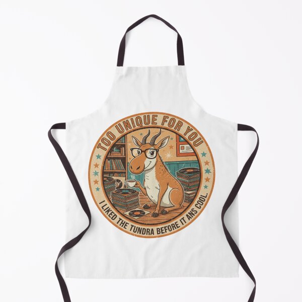 Item preview, Funny Hipster Saiga Antelope – Too Unique For You Retro 90s Vintage Art designed and sold by FakeJoo.