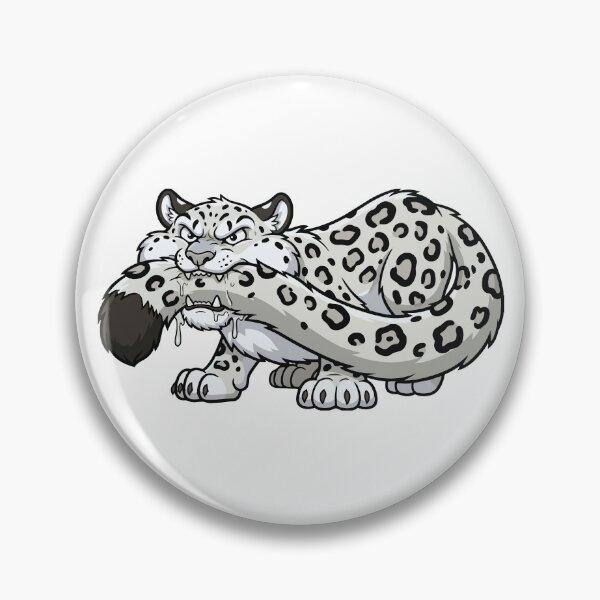 Item preview, Fierce But Baby Snow Leopard Funny Meme designed and sold by Petzzz.