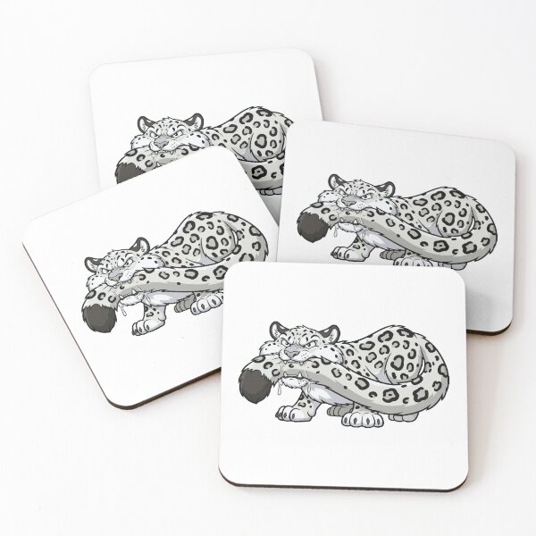 Item preview, Fierce But Baby Snow Leopard Funny Meme designed and sold by Petzzz.