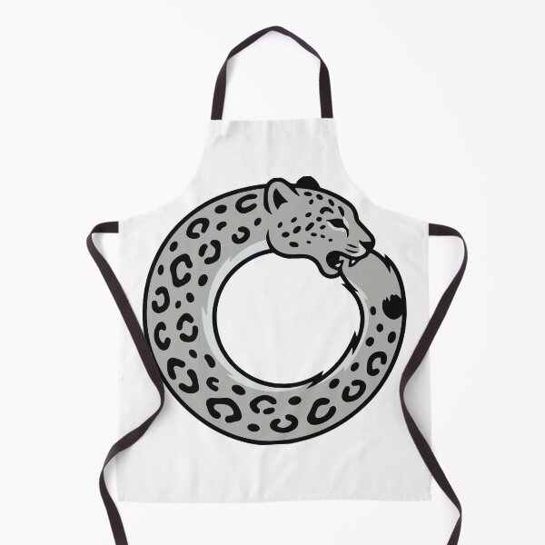Item preview, Snow Leopard Chasing Tail Circle Design designed and sold by Petzzz.
