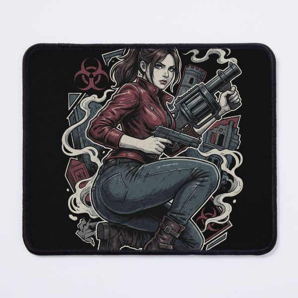 Item preview, Resident Evil 2 Claire Redfield T-Shirt | Red Jacket Biker Survivor Remake Tee designed and sold by Senpaiwaves.