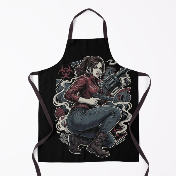 Item preview, Resident Evil 2 Claire Redfield T-Shirt | Red Jacket Biker Survivor Remake Tee designed and sold by Senpaiwaves.
