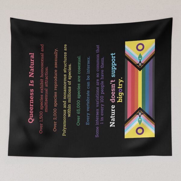 Item preview, Queerness Is Natural designed and sold by TheCraftyCrew.
