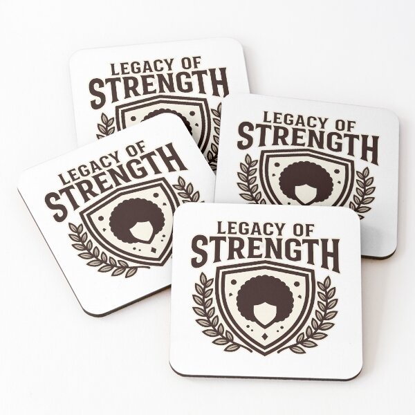 Item preview, Legacy of Strength Typography Artwork for T-Shirts, Posters & Banners designed and sold by Shirtazy.