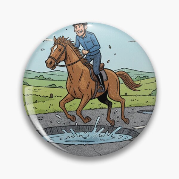 Item preview, horse v pot hole designed and sold by designbywhacky.