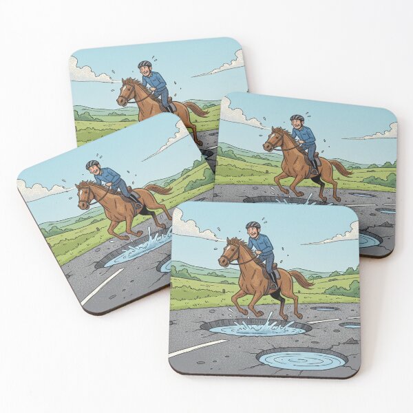 Item preview, horse v pot hole designed and sold by designbywhacky.