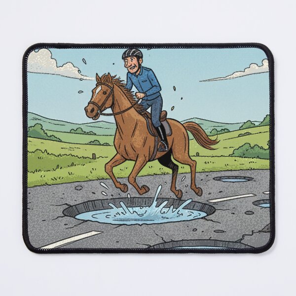 Item preview, horse v pot hole designed and sold by designbywhacky.