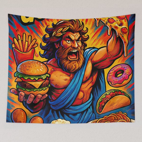 Item preview, God of food | Comics stylCartoone -  designed and sold by ComicsFactory.