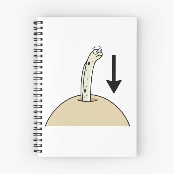 Item preview, Nope Going Back Down Funny Garden Eel Meme designed and sold by Petzzz.