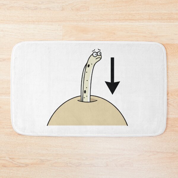 Item preview, Nope Going Back Down Funny Garden Eel Meme designed and sold by Petzzz.