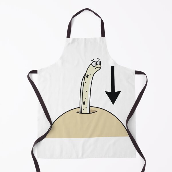 Item preview, Nope Going Back Down Funny Garden Eel Meme designed and sold by Petzzz.