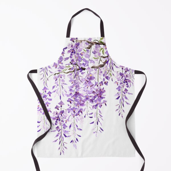 Item preview, hand painted purple wisteria in bloom 2024 2 designed and sold by SelenePaintings .