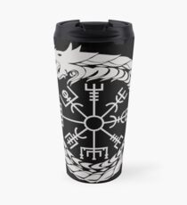 Vegvisir Jörmungandr Migardschlange nordische Mythologie Thermobecher