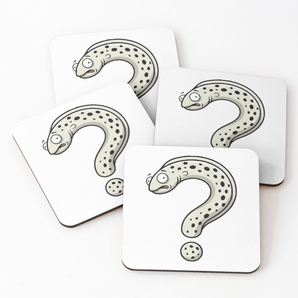 Item preview, Confused Spotted Garden Eel Question Mark designed and sold by Petzzz.