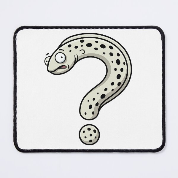 Item preview, Confused Spotted Garden Eel Question Mark designed and sold by Petzzz.