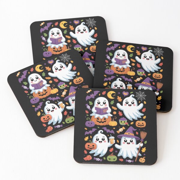 Item preview, Cute Halloween Ghost Sticker Set designed and sold by flagylART.
