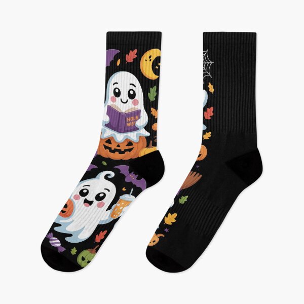 Item preview, Cute Halloween Ghost Sticker Set designed and sold by flagylART.