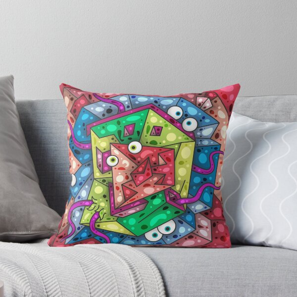 Item preview, Color Tiles #16A - Hidden faces in an asymmetrical composition designed and sold by liquid-print.