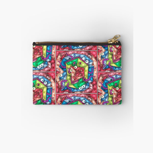 Item preview, Color Tiles #16A - Hidden faces in an asymmetrical composition designed and sold by liquid-print.