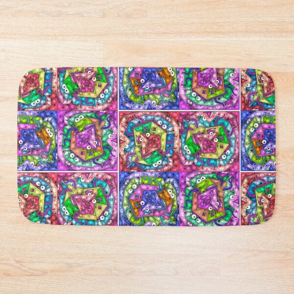 Item preview, Color Tiles #16B - Hidden faces in composition designed and sold by liquid-print.