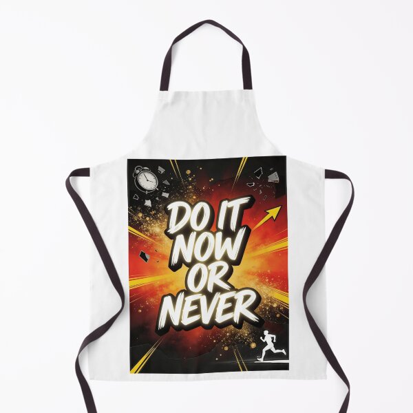 Item preview, Do It Now Or Never Motivational Poster - Time's Running Out Quote Art designed and sold by JonathanP514.