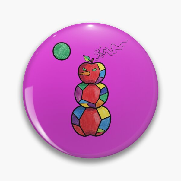 Item preview, Apple Snowman Mosaic – Geometric Abstract Art designed and sold by KawisStarr.